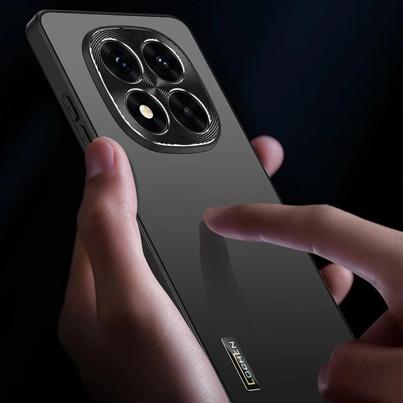 For Xiaomi Redmi Note 14 Pro+ 5G Case TPU + PC Dual Layer Phone Cover Camera Protection - Ocean Blue