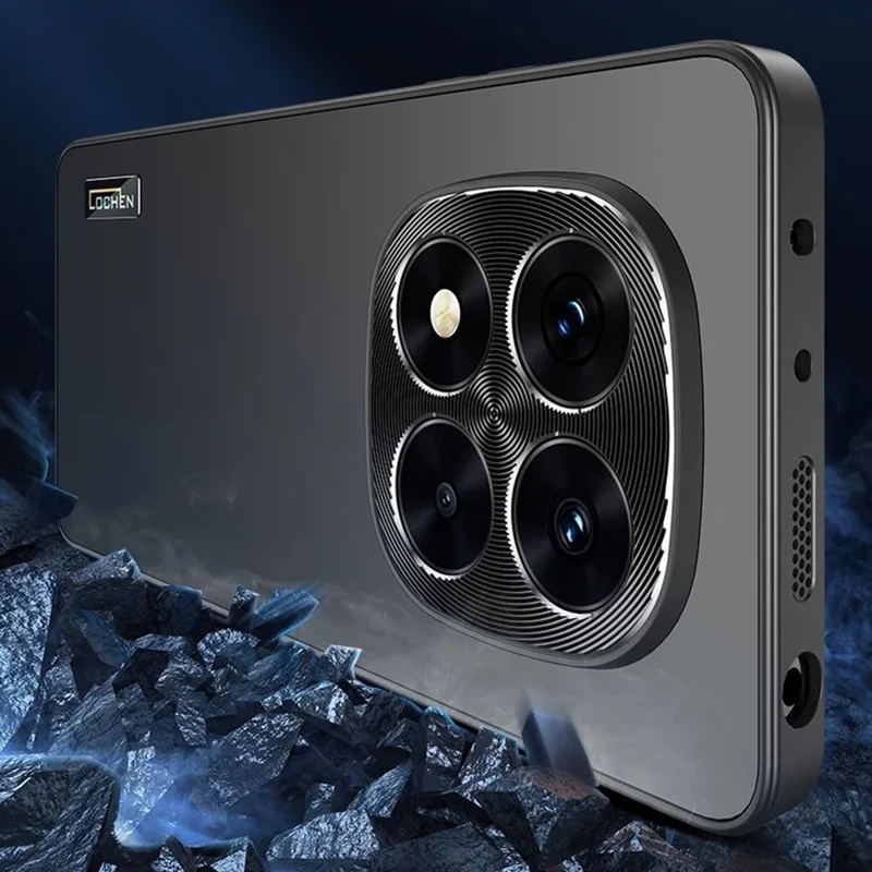 For Xiaomi Redmi Note 14 Pro+ 5G Case TPU + PC Dual Layer Phone Cover Camera Protection - Ocean Blue