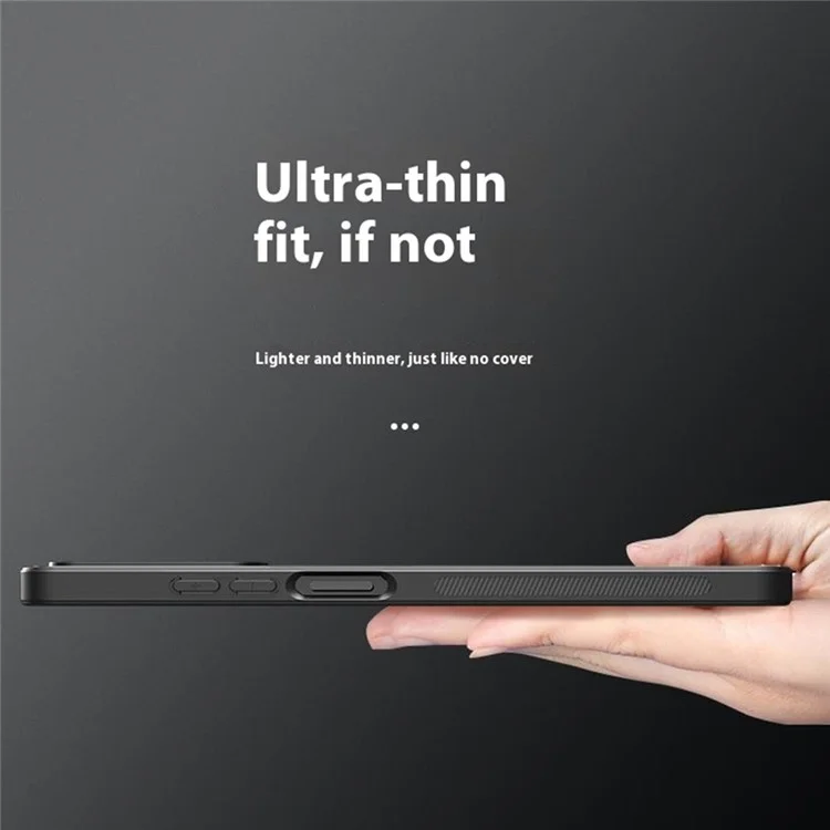 Для Xiaomi Redmi Note 14 Pro+ 5g Case Pc+ Tpu Matte Back Phone Cope с Объективом Пленкой - Черный