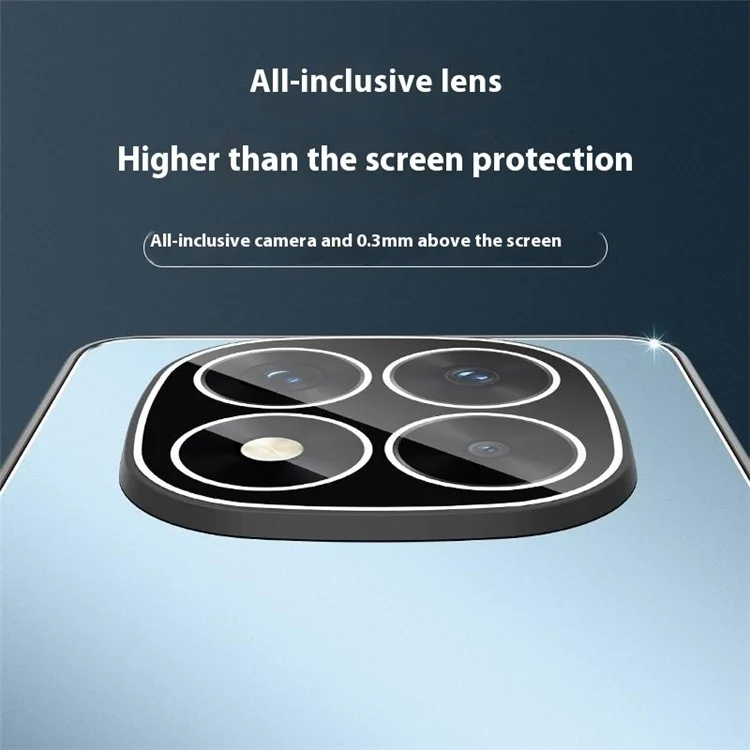 Для Xiaomi Redmi Note 14 Pro+ 5g Case Pc+ Tpu Matte Back Phone Cope с Объективом Пленкой - Черный