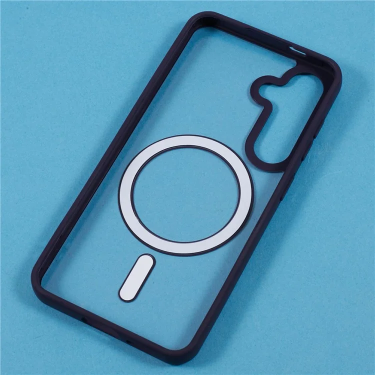 Pour Samsung Galaxy S24 + Case Compatible Avec Magsafe Stroproproof pc + Tpu Clear Couvercle du Téléphone - Noir