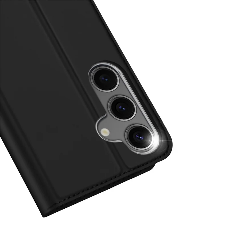 DUX DUCIS Skin Pro Series Für Samsung Galaxy S25 Hülle Leder Cover Kartenfach - Schwarz