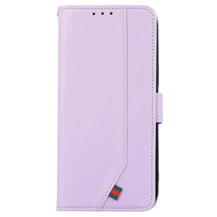 Для Motorola Moto G55 5G Case RFID Blocking Flip Leather Phone Cope - Фиолетовый
