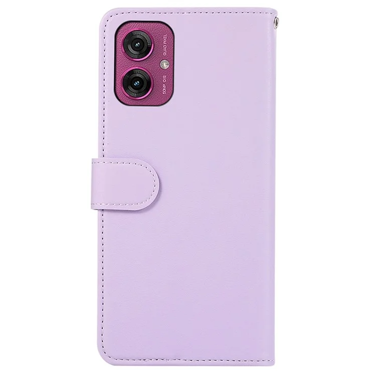 Для Motorola Moto G55 5G Case RFID Blocking Flip Leather Phone Cope - Фиолетовый