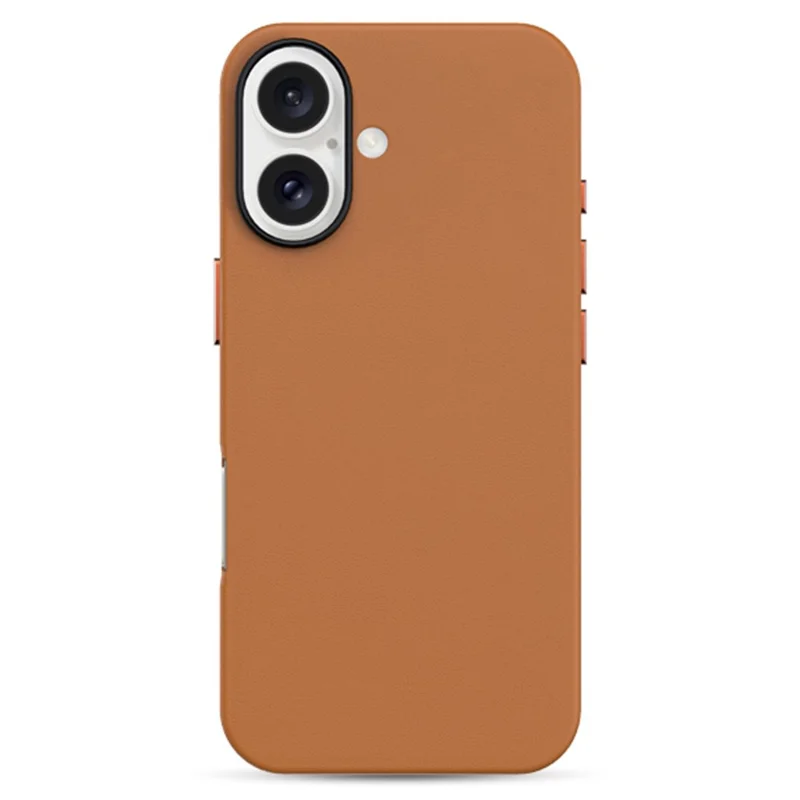 KZDOO Для Iphone 16 Case, Совместимый с Magsafe PU+PC Shock -reseep Phone Cover - Апельсин