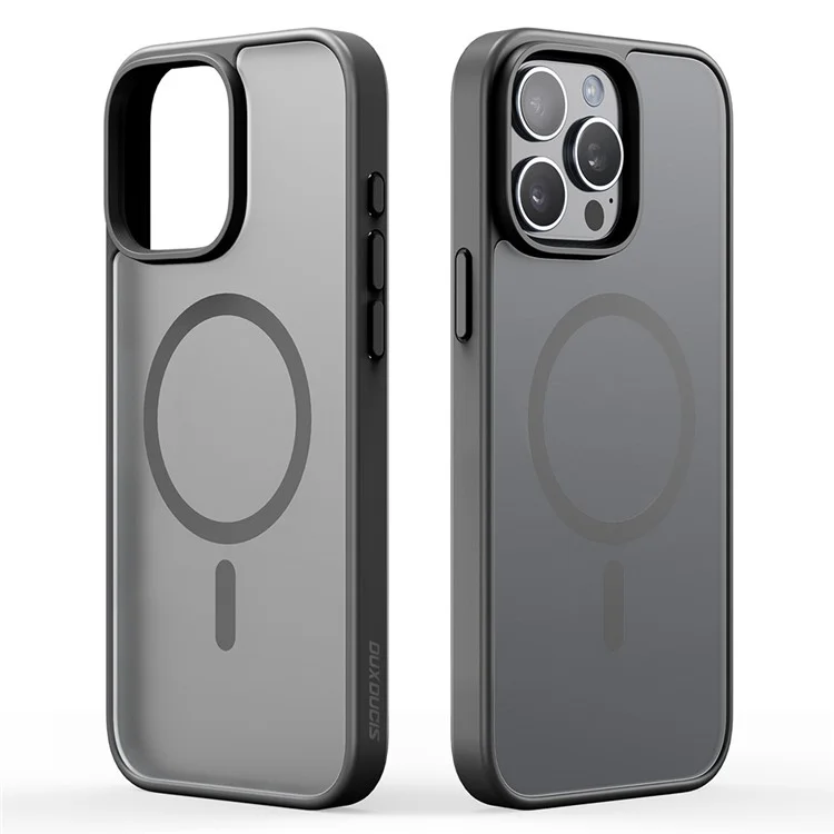DUX DUCIS Yind Series For iPhone 15 Pro Matte Case Compatible with MagSafe PC+TPU Phone Cover - Negro
