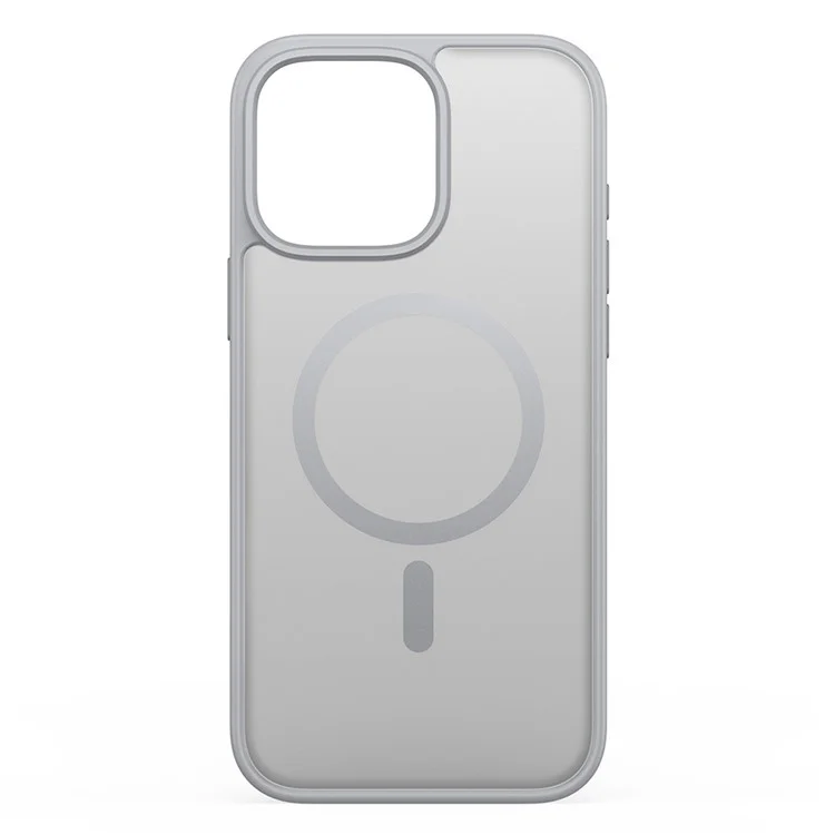 DUX DUCIS Yind Series для iPhone 15 Pro Матовый чехол, совместимый с MagSafe, ПК+TPU чехол для телефона - Серый