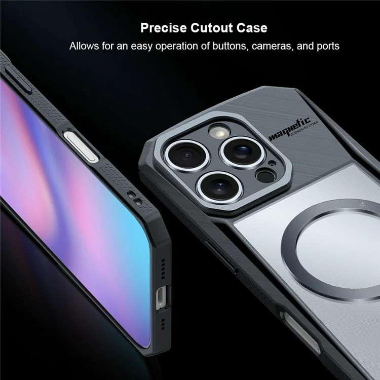 Xundd Für Iphone 16 Plus Case Kompatibel Mit Magsafe Kickstand PC+TPU -telefonabdeckung