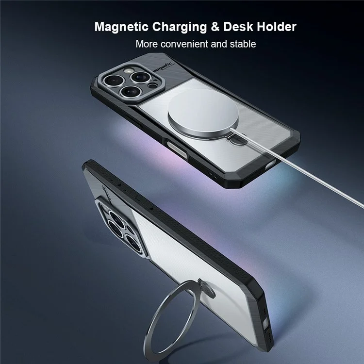 Xundd Für Iphone 16 Plus Case Kompatibel Mit Magsafe Kickstand PC+TPU -telefonabdeckung