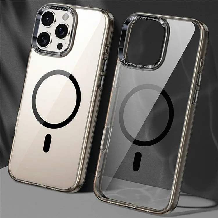 Xundd Para Iphone 16 Pro Max Case Compatível Com MagSafe Tpu+airlica Corners de Airbag Capa Protetora - Preto