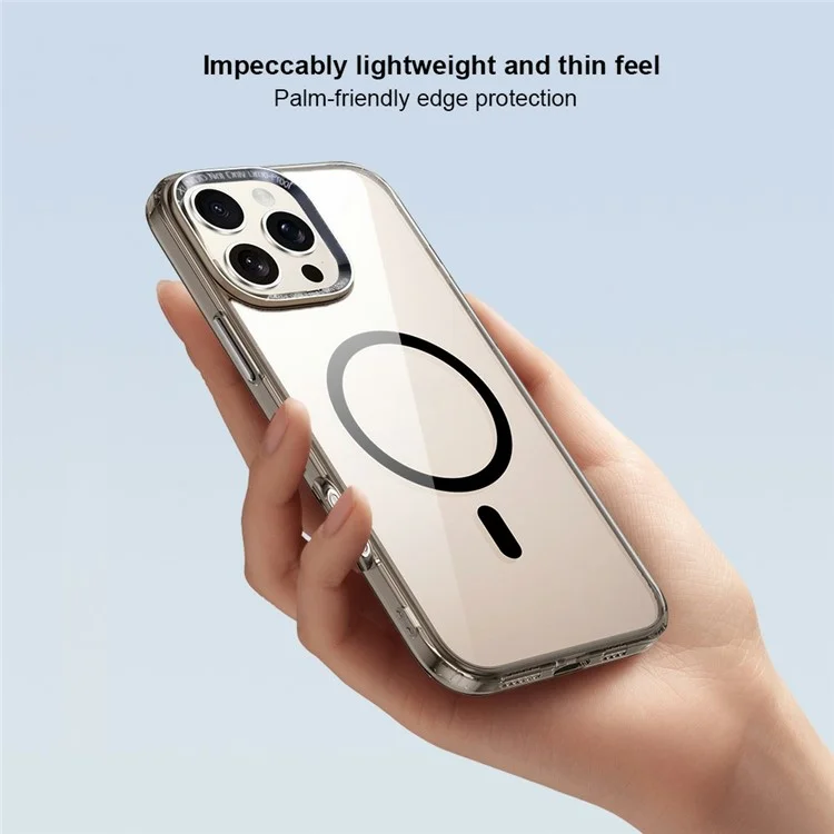 Xundd Pour Iphone 16 Pro Case Compatible Avec Magsafe Tpu + Acrylique Airbag Corners Cover de Protection - Noir