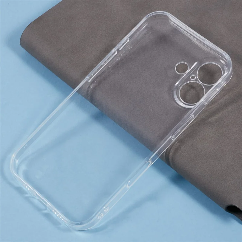 Para Iphone 16 Case a Prueba de Choques 1.5 mm Espesor Claro Cubierta Del Teléfono TPU