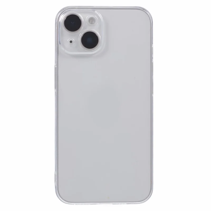 For iPhone 14 Shockproof Case 1.5mm Thickness Clear TPU Phone Cover