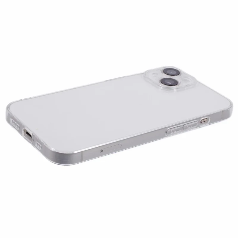 For iPhone 14 Shockproof Case 1.5mm Thickness Clear TPU Phone Cover