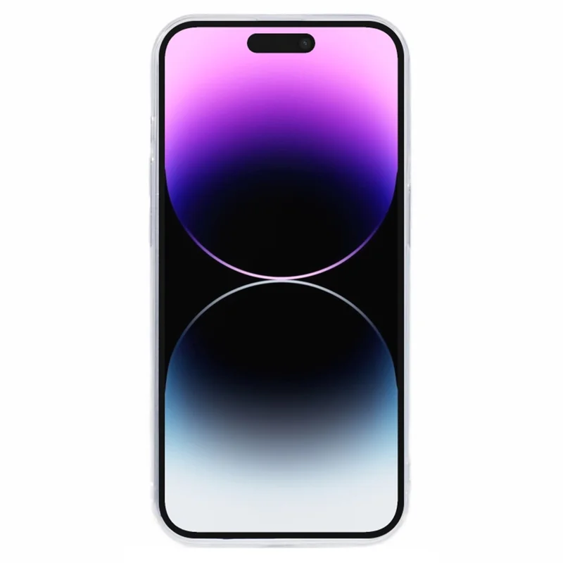 For iPhone 14 Pro Shockproof Case 1.5mm Thickness Clear TPU Phone Cover