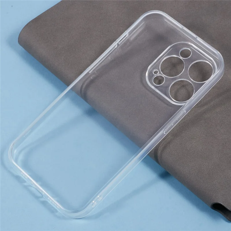 For iPhone 14 Pro Shockproof Case 1.5mm Thickness Clear TPU Phone Cover