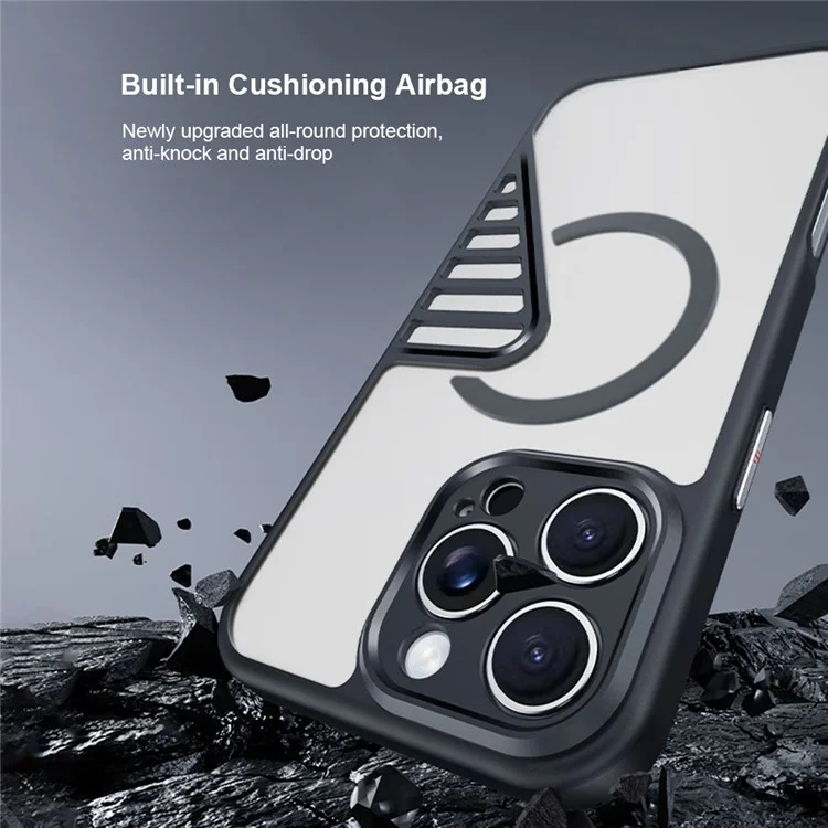Xundd Xdd-0007 Para Iphone 16 Pro Case Compatível Com MagSafe TPU+PC Tampa de Telefone Fosco