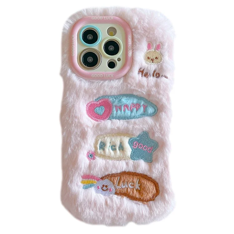Для Iphone 15 Pro Max Case Cult Doodle -кролика - Розовый