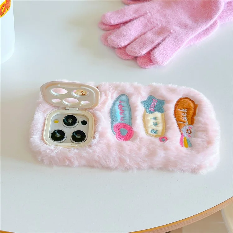 Для Iphone 15 Pro Max Case Cult Doodle -кролика - Розовый