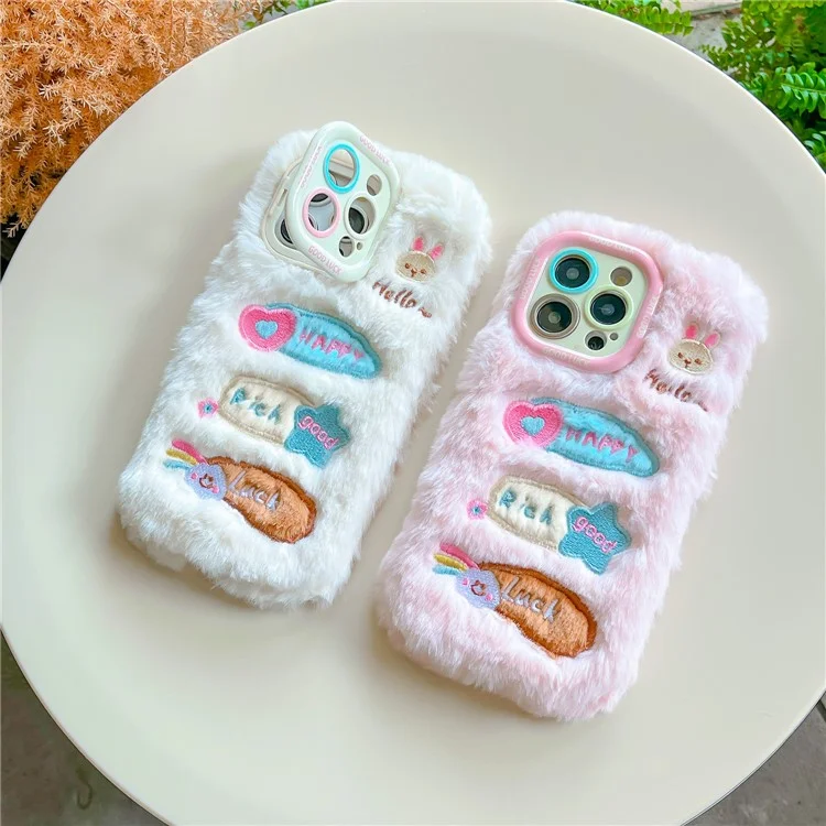 Для Iphone 15 Pro Max Case Cult Doodle -кролика - Розовый