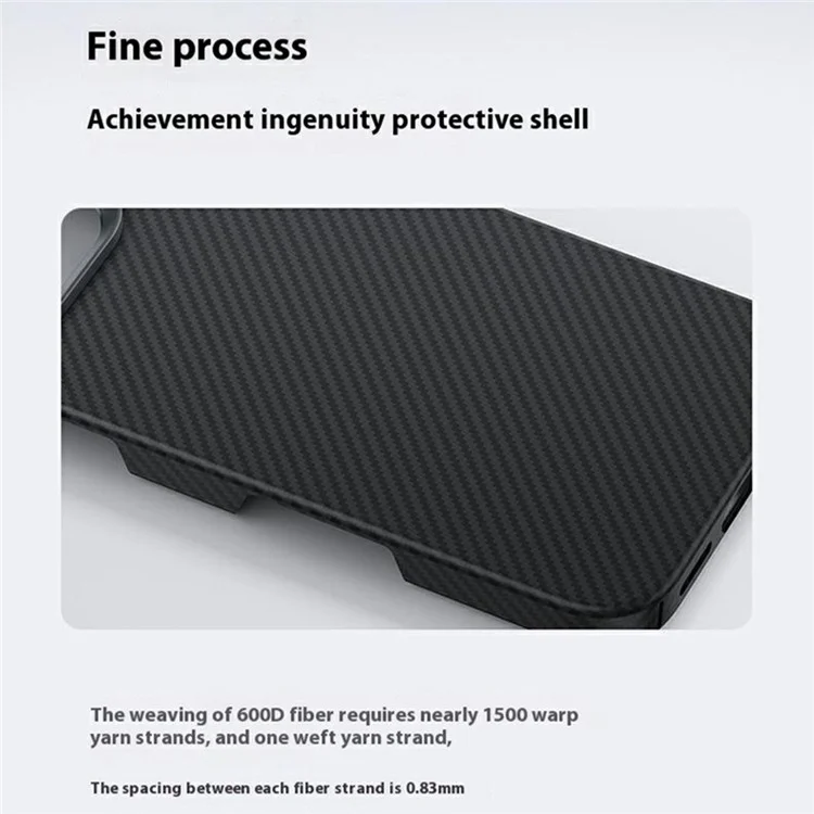 BENKS For iPhone 16 Plus Magnetic Case 600D Kevlar Aramid Fiber Phone Cover