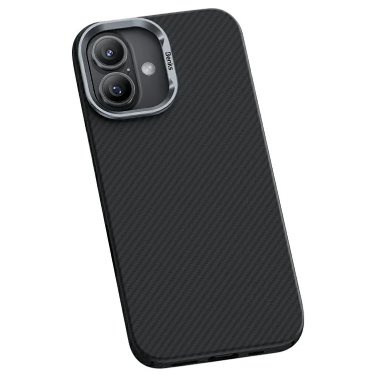BENKS For iPhone 16 Magnetic Case 600D Kevlar Aramid Fiber Phone Cover
