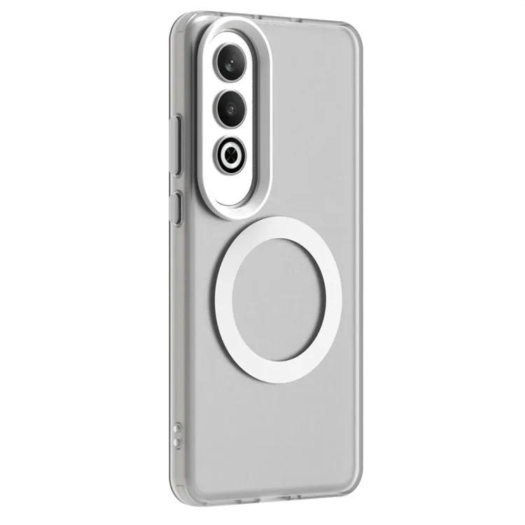 Candy Series For Oppo K12 / OnePlus Nord CE4 5G Case Compatible with MagSafe PC+TPU+PET Anti-Drop Phone Cover - White