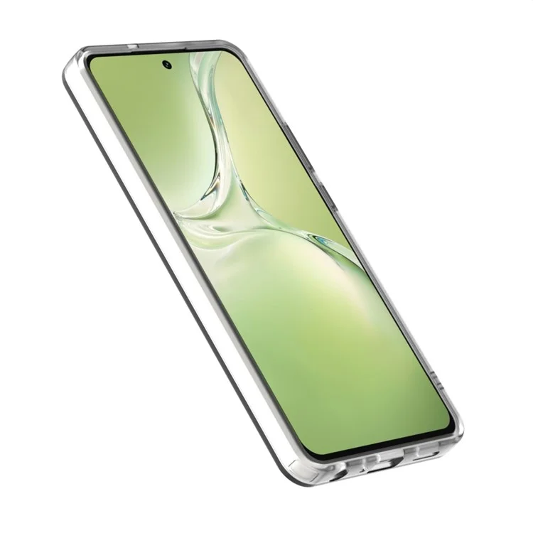 Конфетная серия для OnePlus Nord CE4 Lite 5G / Oppo K12x 5G (Китай) Совместимый с MagSafe ПК+ТПУ+ПЭТ Противоударный чехол для телефона - Белый