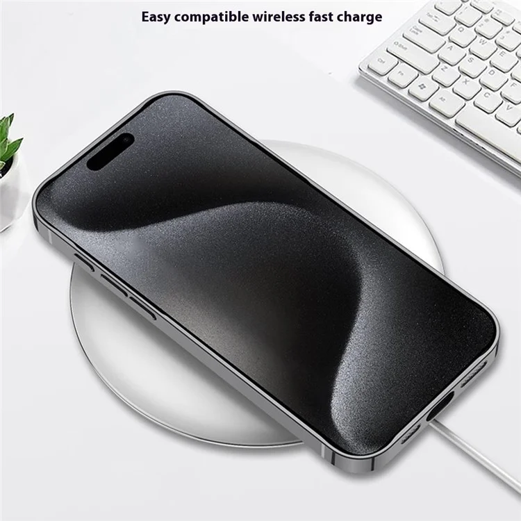 GKK Para Iphone 16 Pro Max Case Compatível Com o Logotipo MagSafe Exibir TPU+PU Phone Protector - Preto