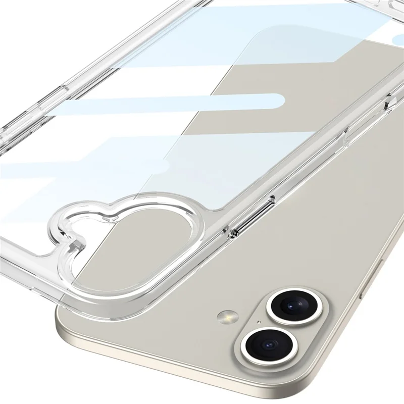 GKK For iPhone 16 Crystal Clear Shockproof TPU Phone Cover