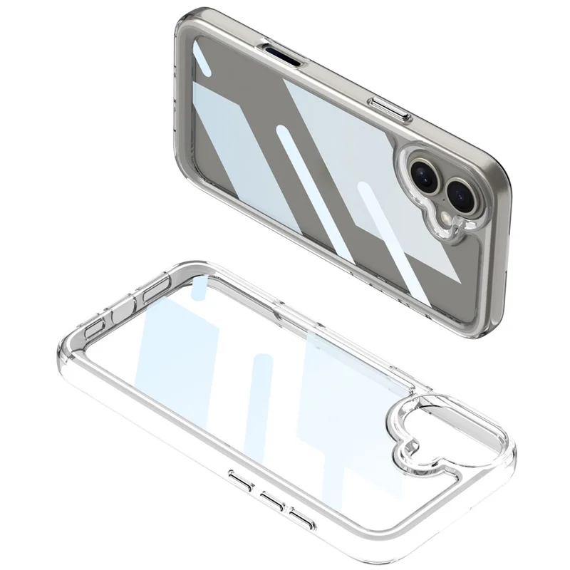 GKK For iPhone 16 Crystal Clear Shockproof TPU Phone Cover