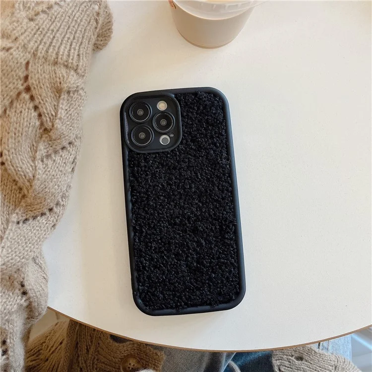 Для Iphone 15 Pro Max Case Cuse Covere Covered TPU Защитный Телефон. - Черный