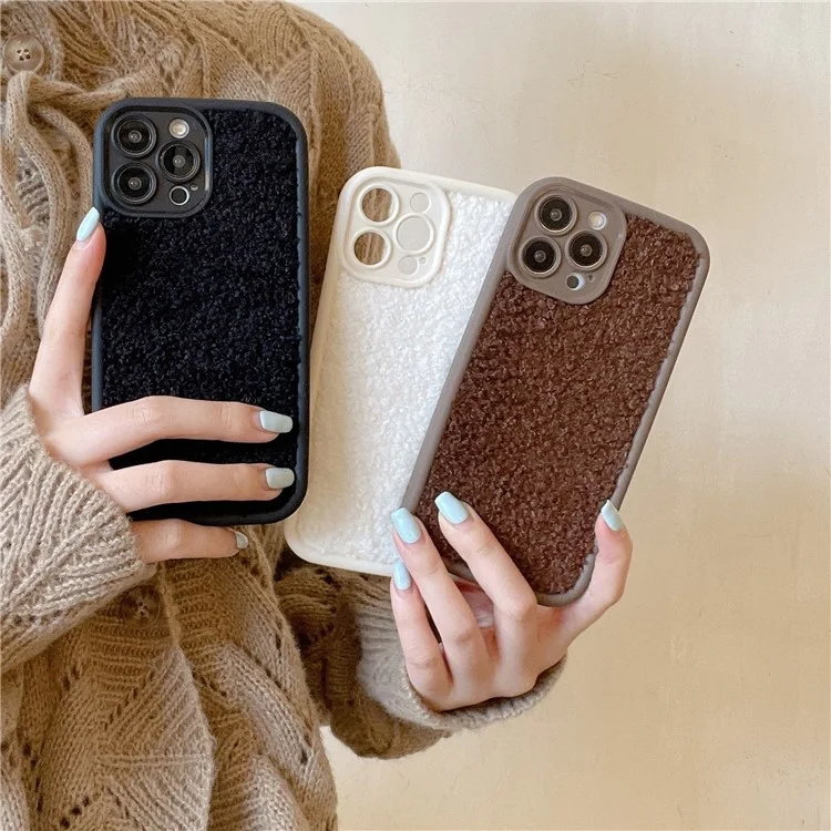 Для Iphone 15 Pro Max Case Cuse Covere Covered TPU Защитный Телефон. - Черный