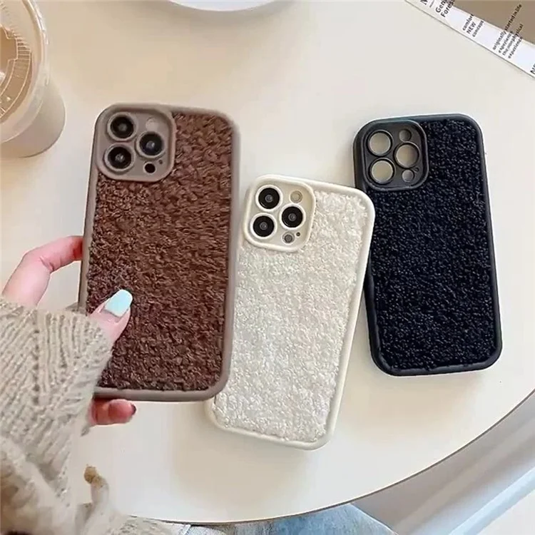 Для Iphone 15 Pro Max Case Cuse Covere Covered TPU Защитный Телефон. - Черный