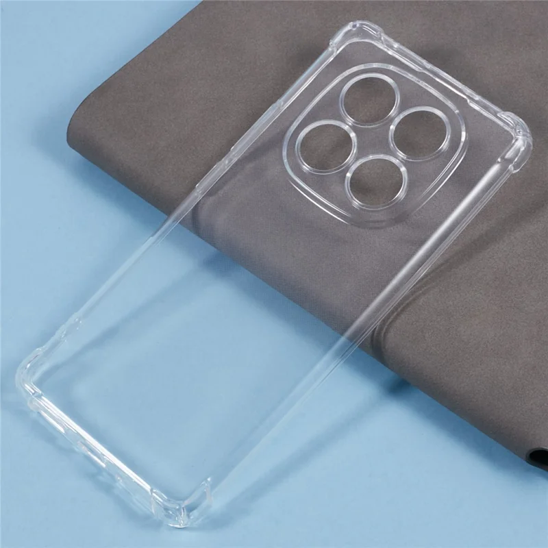 For Xiaomi Redmi Note 14 Pro 5G / Poco X7 5G Phone Case Reinforced Four Corner Anti-Drop Clear TPU Cover