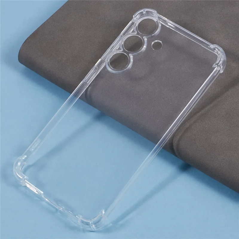 For Samsung Galaxy S25+ Phone Case Reinforced Four Corner Anti-Drop Clear TPU Cover - 4