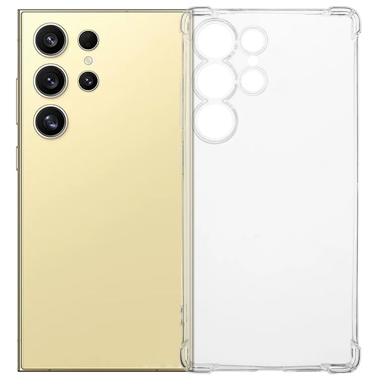 For Samsung Galaxy S25 Ultra Phone Case Verstärkt Vier-Ecken Anti-Drop Klare TPU-Abdeckung