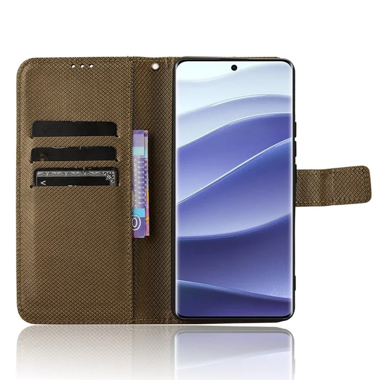 Для Xiaomi Redmi Note 14 Pro+ 5g / Примечание 14 Pro 5G Case PU - Коричневый