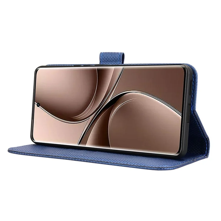 Для Vivo V40e 5G / Iqoo Z9s 5G Case PU Кожаная Алмазная Текстура. - Синий