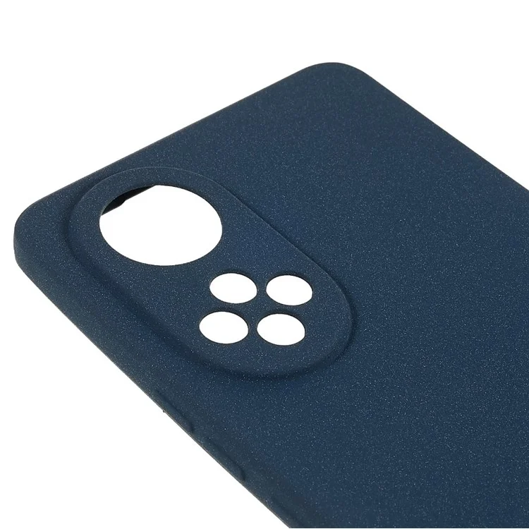 Para Huawei Nova 9 Anti-fingerprint Mate de Doble Cara TPU TPU Telep Cubierta Anti-scratch Telephon - Azul Marino