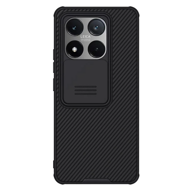 NILLKIN Camshield Pro Series for Xiaomi 14T Case PC+TPU Slide Camera Lid Phone Cover - Black