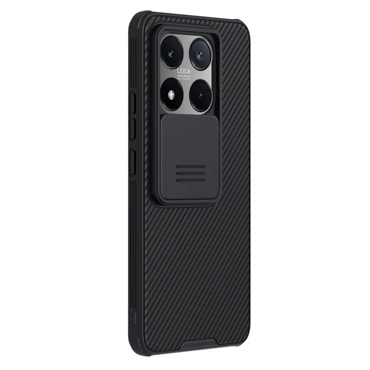 NILLKIN Camshield Pro Series for Xiaomi 14T Case PC+TPU Slide Camera Lid Phone Cover - Black