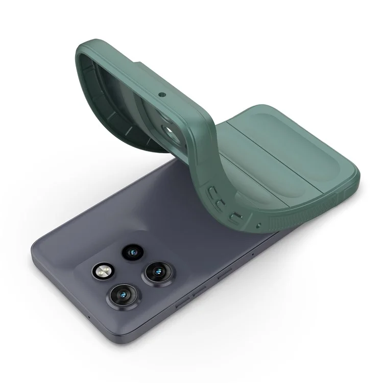 Pour Motorola Edge 50 Neo 5G / Moto S50 5G / Thinkphone 25 5G Étui Antichoc en TPU Souple - Vert