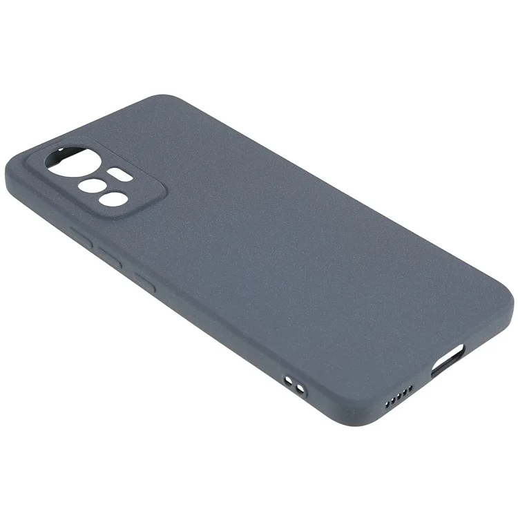 Para Xiaomi 12 Lite 5G Funda de teléfono con superficie mate suave y doble cara, antihuellas y antirayado - Gris