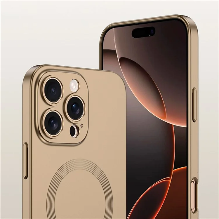 GKK Pour Iphone 16 Pro Case Compatible Avec Magsafe Protection Full Hard PC Téléphone Couverture - Noir