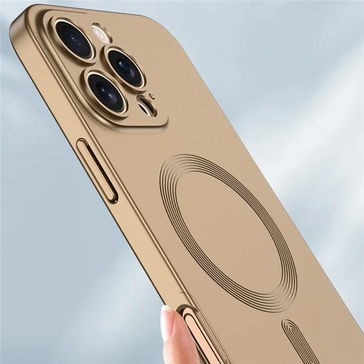 GKK Pour Iphone 16 Pro Case Compatible Avec Magsafe Protection Full Hard PC Téléphone Couverture - Noir