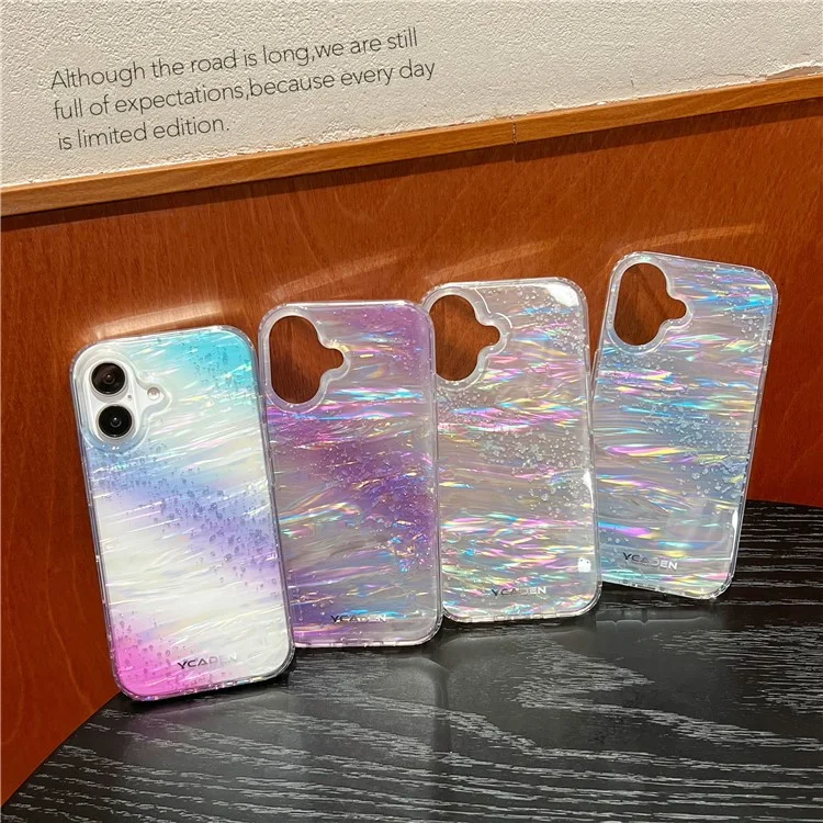 Para Iphone 16 Plus Case de Diseño Colorido Diseño a Prueba de Choque PC Hard Phel Shell - Azul / Rojo