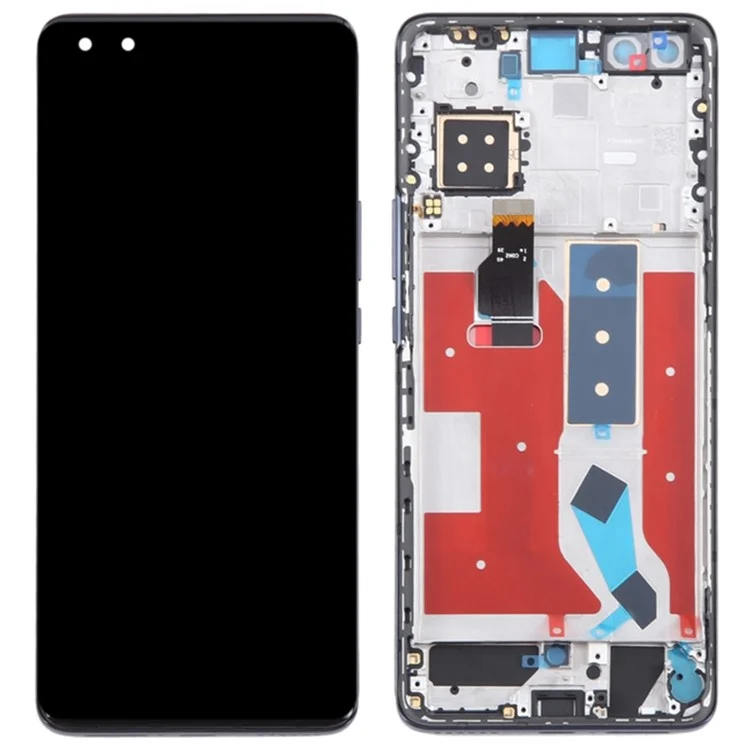 For Huawei nova 11 Pro OEM Grade S LCD Screen and Digitizer Assembly + Frame (Without Logo) - Black