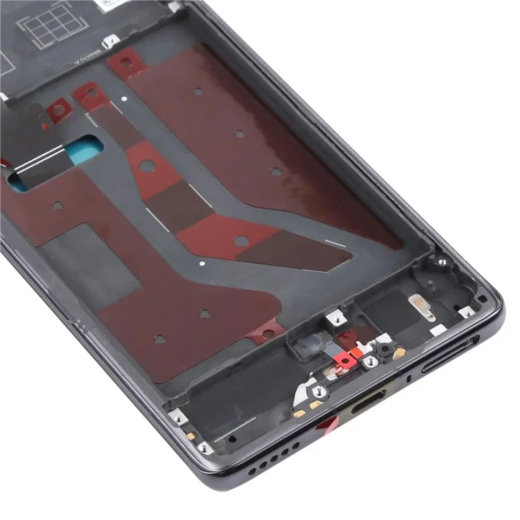 Pour Huawei Nova 8 Pro 5G OEM Grade S Écran et Numérosage Assemblage + Cadre (sans Logo) - Noir