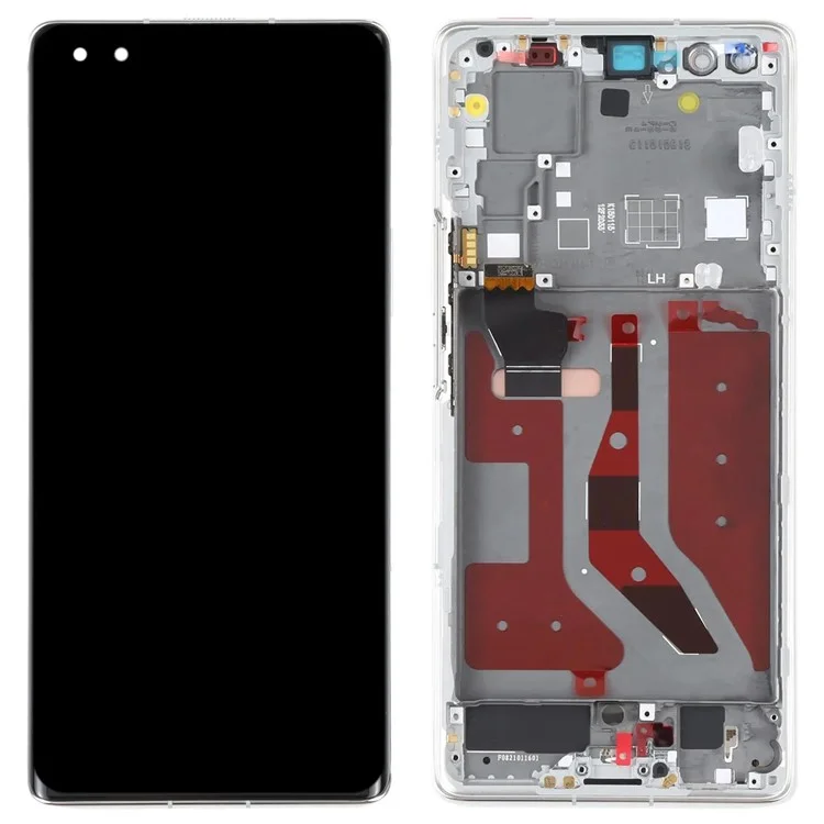 For Huawei nova 8 Pro 5G OEM Grade S LCD Screen and Digitizer Assembly + Frame (Without Logo) - Silver